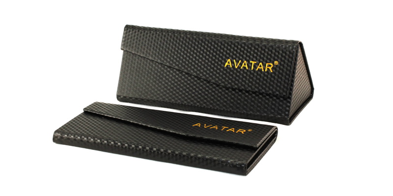 

Футляр для очков Avatar черный складной