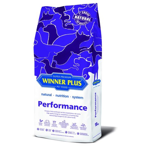 

Сухой корм для активных собак Winner Plus Super Premium Performance 18 кг