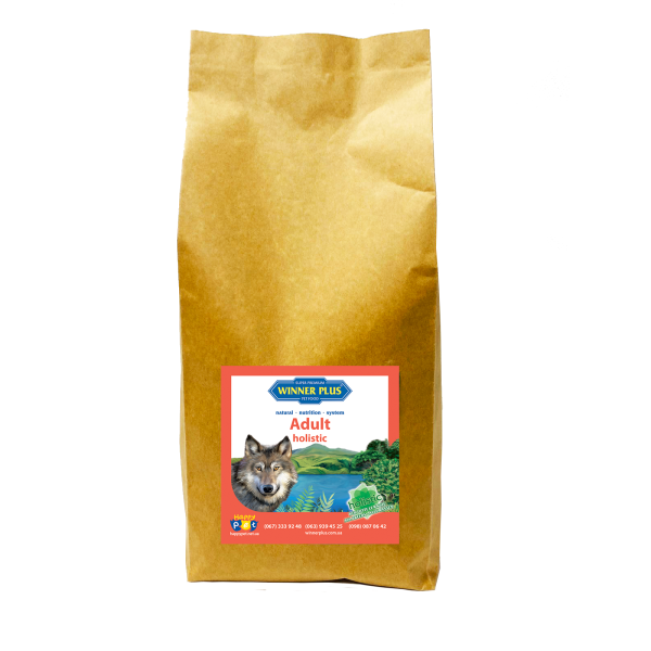 

Гипоаллергенный сухой корм для собак с курицей и ягненком Winner Plus Adult holistic (12401) 1 кг