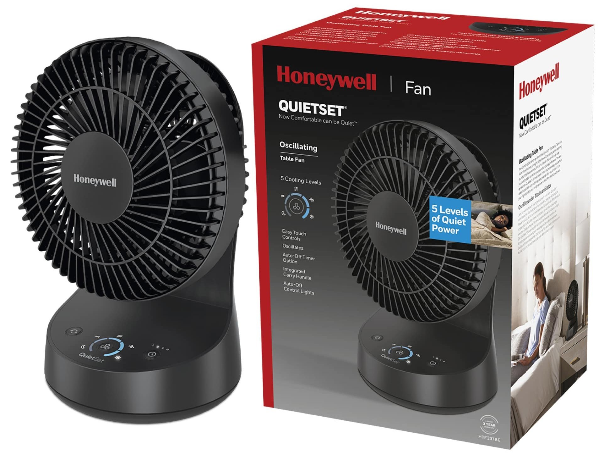 Вентилятор Honeywell Quiet Set HTF337BE – купить в Украине | ROZETKA |  Низкая цена на Вентилятор Honeywell Quiet Set HTF337BE, отзывы, описание