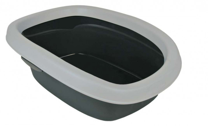 

Туалет Trixie Carlo Litter Tray with Rim с бортиком для котов 58x38x17 см (BGL-TX-654)