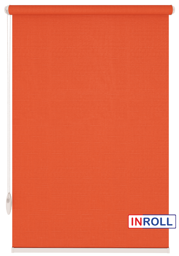 

Ролета тканевая INROLL Есо-Mini 130х165 см Len Терракотовый 2095