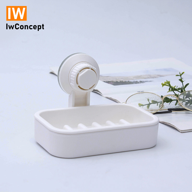 

Мыльница на вакуумной присоске IwConcept RS-2 White