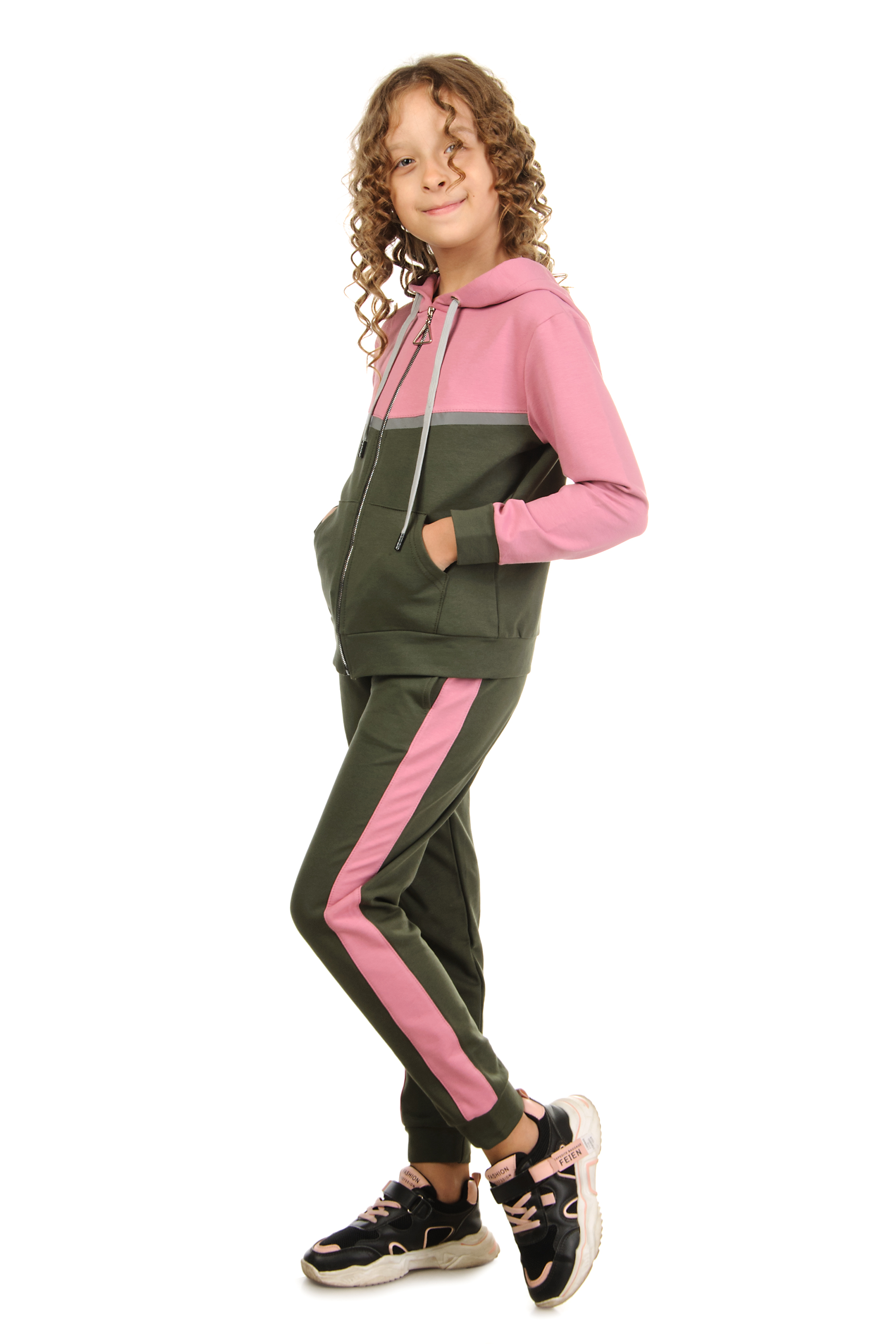 

Спортивный костюм ViDa 140 Розовый/хаки (228-2)