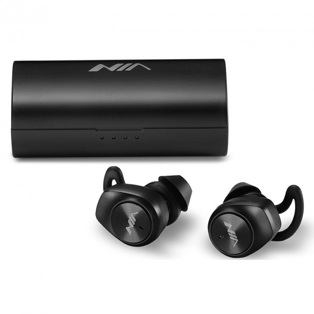 

Наушники беспроводные Bluetooth NIA NB710 с кейсом Black
