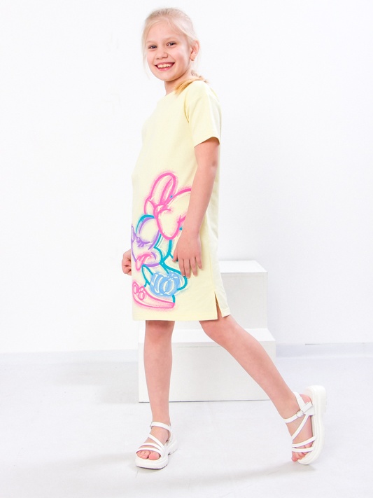 Акція на Дитяча літня сукня для дівчинки Носи своє 6260-057-33-1 134 см Світло-жовта (мінні) (p-10364-111117) від Rozetka
