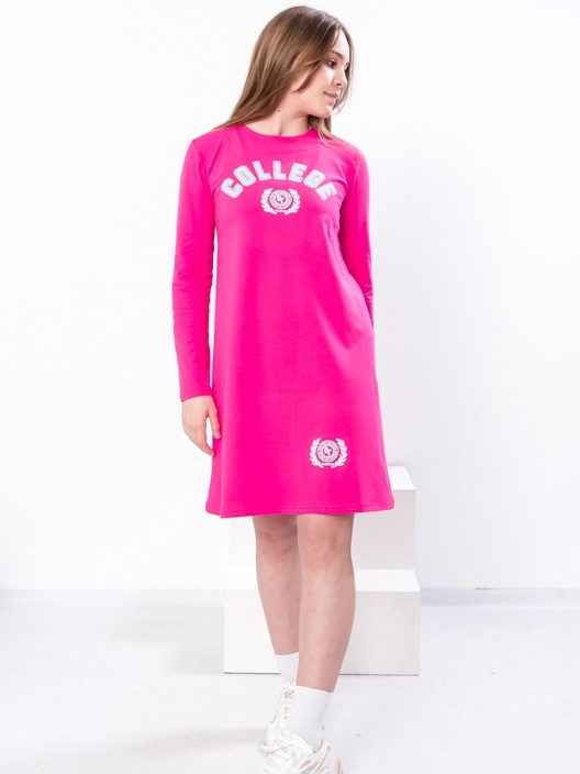 Акція на Підліткова сукня для дівчинки Носи своє 6004-036-33-1 140 см Малинова корал (p-10365-111131) від Rozetka