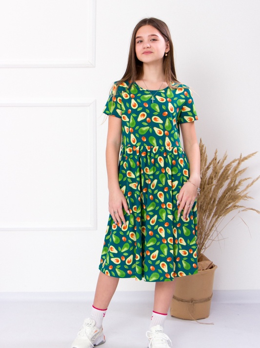 Акция на Підліткове літнє плаття для дівчинки Носи своє 6257-002 140 см Авокадо (p-5877-71049) от Rozetka