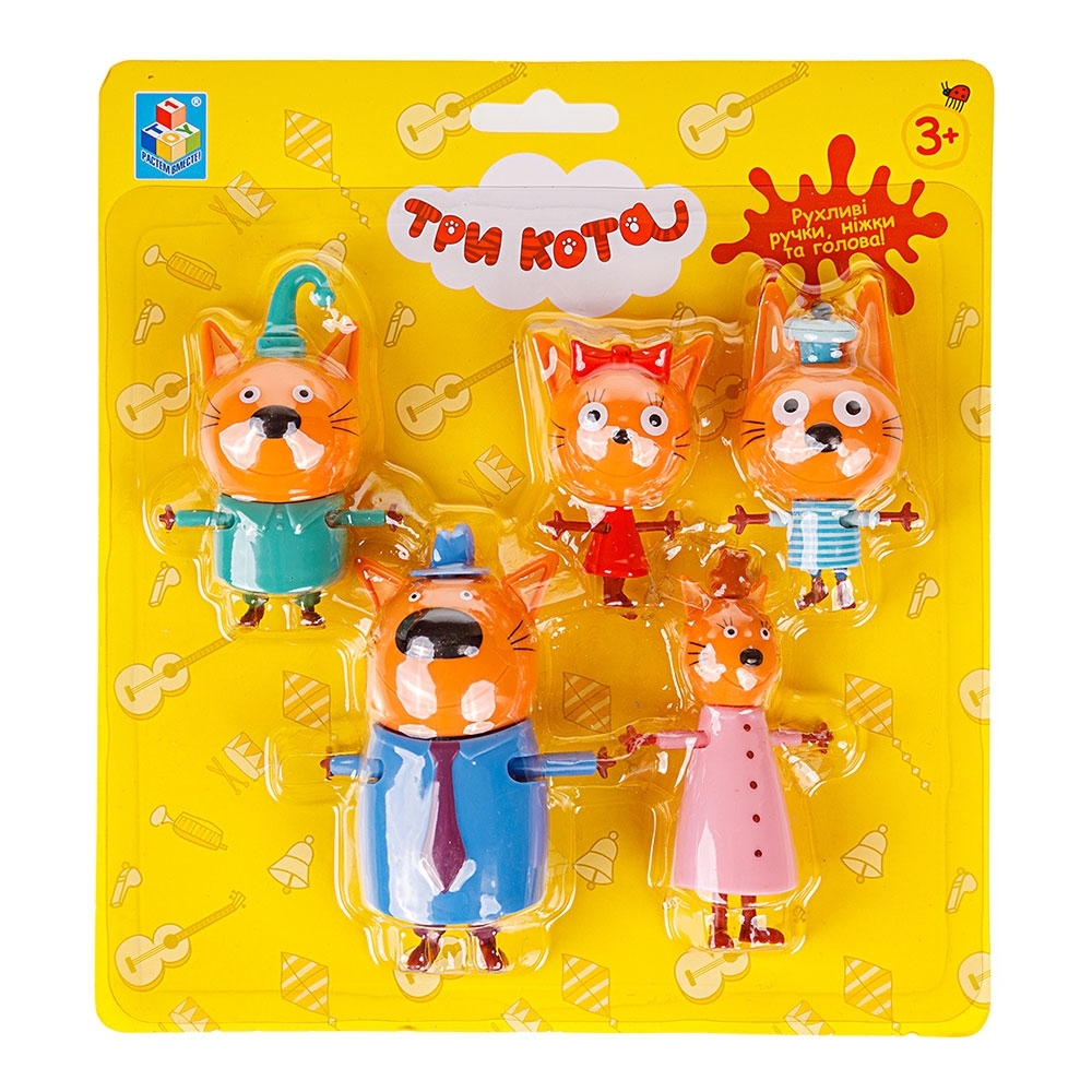

Игровые фигурки Три кота Три кота игровой набор Семья котят (T17172)