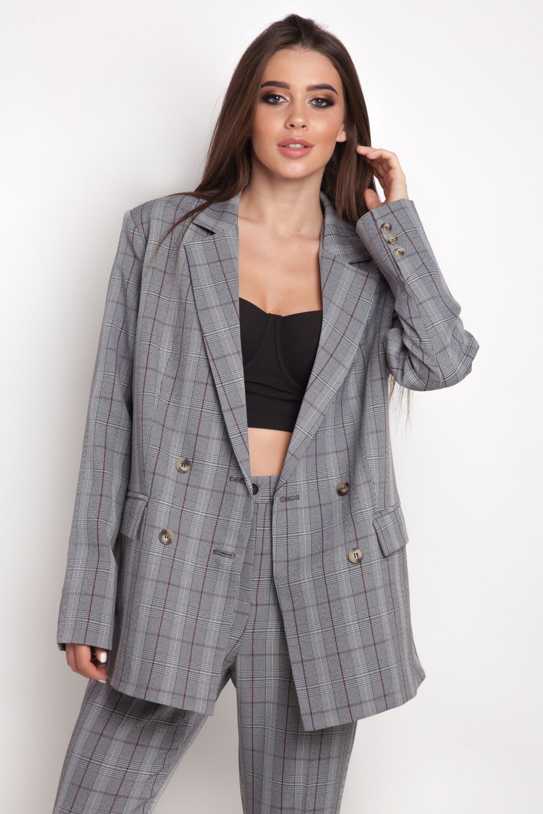 

Жакет Tales Favorit_клетка S серый (TALES-jk3063.2)