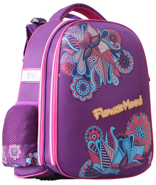 

Ранец CLASS SchoolCase, "Flower Mood",2 отделения,39*28*21см,Nylon PL, арт.9819