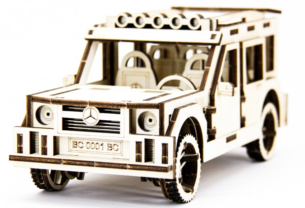 

Деревянный конструктор HandyGames MERCEDES BENZ G CLASS