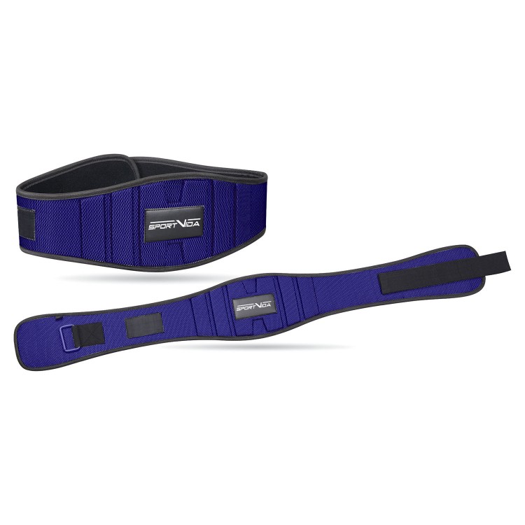

Пояс для тяжелой атлетики неопреновый SportVida SV-AG0097, Xxl Blue - (SKU_227133)