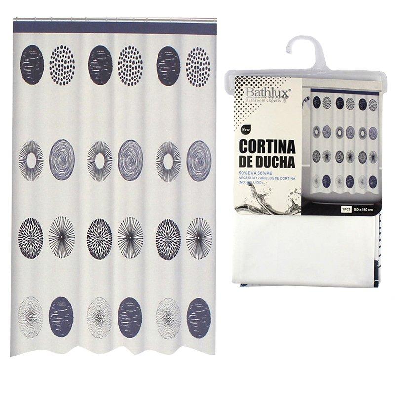 

Шторка для ванной Bathlux Fuegos artificiales 60560, занавеска для душа раздвижная, качественная штора в ванну (S_132640)