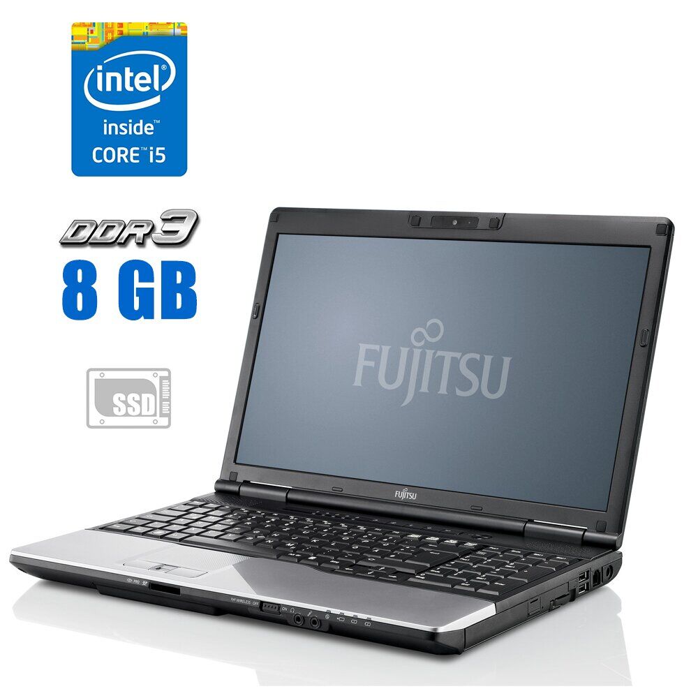 Ноутбук Б-класс Fujitsu LifeBook E782 / 15.6" TN / Intel Core i5-3320M ...