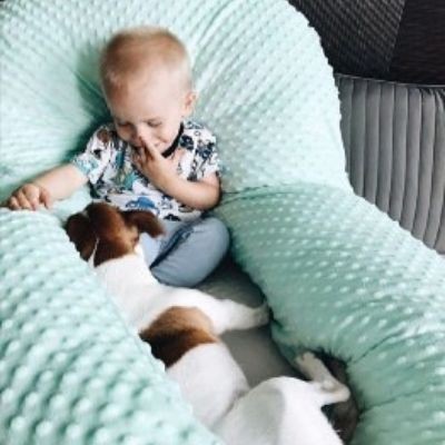 

Подушка для беременных Brettani бирюзовая 150см