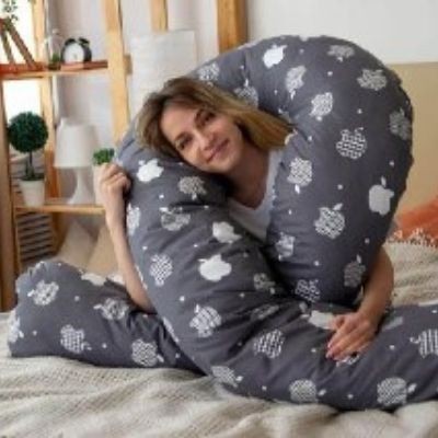 

Подушка для беременных Brettani серая Aple 120 см