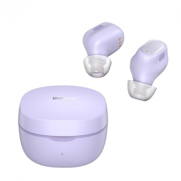 

Беспроводные Bluetooth наушники BASEUS Encok WM01 TWS 5Hours, BT5.0, 40mAh/300mAh Purple