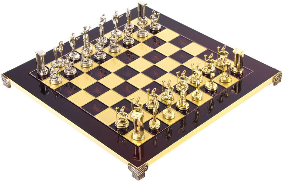 Акция на Шахматы Manopoulos Минойский воин в деревянном футляре 36 х 36 см 4.8 кг (S8RED) от Rozetka UA