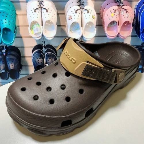 Мужские кроксы Crocs сандалии для дома и улицы 42 Коричневый от ...