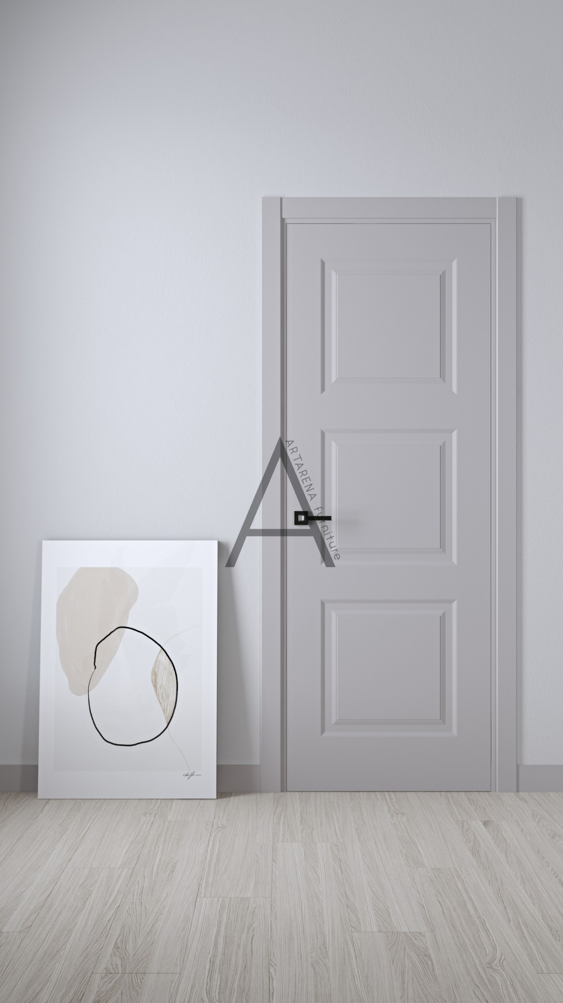 

Межкомнатные двери Artarena furniture London Form Trioni 2000*800*40 Белый матовый