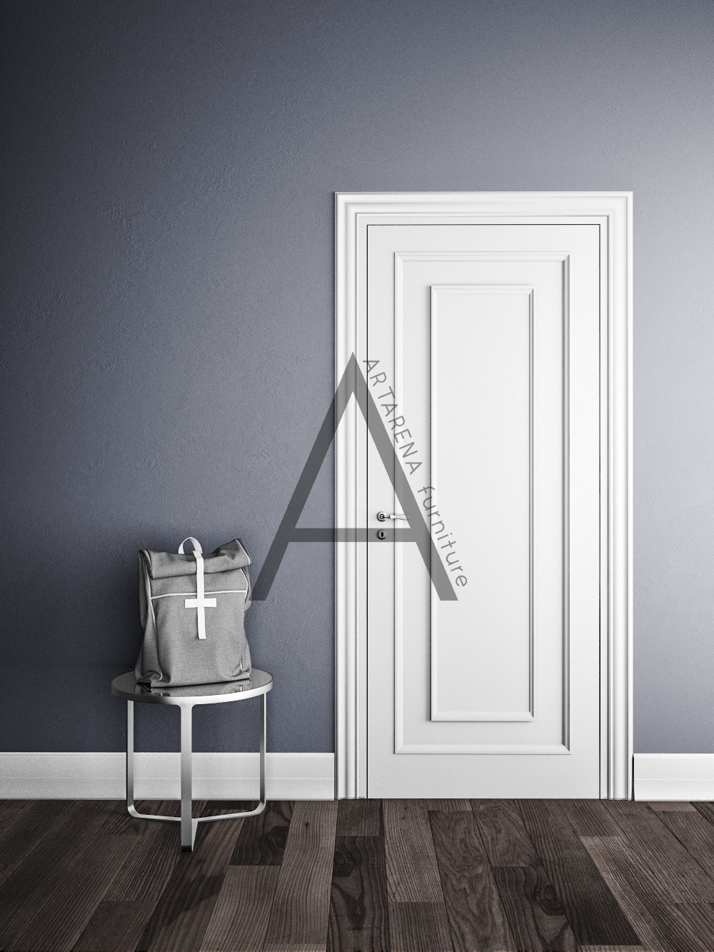 

Межкомнатные двери Artarena furniture Venetsiya Solo 2000*800*45 Белый матовый