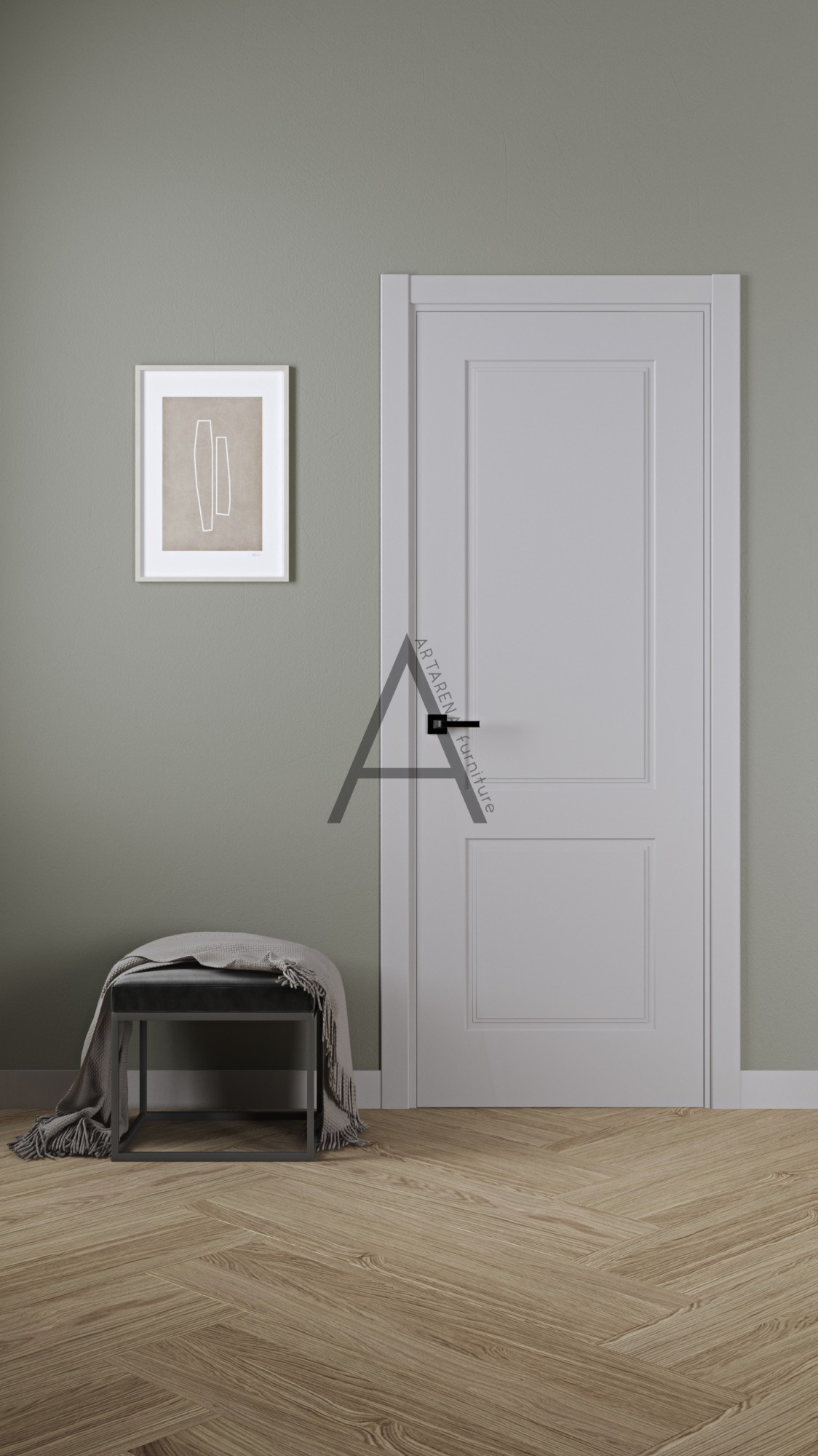 

Межкомнатные двери Artarena furniture Toronto Duo 2000*800*45 Белый матовый