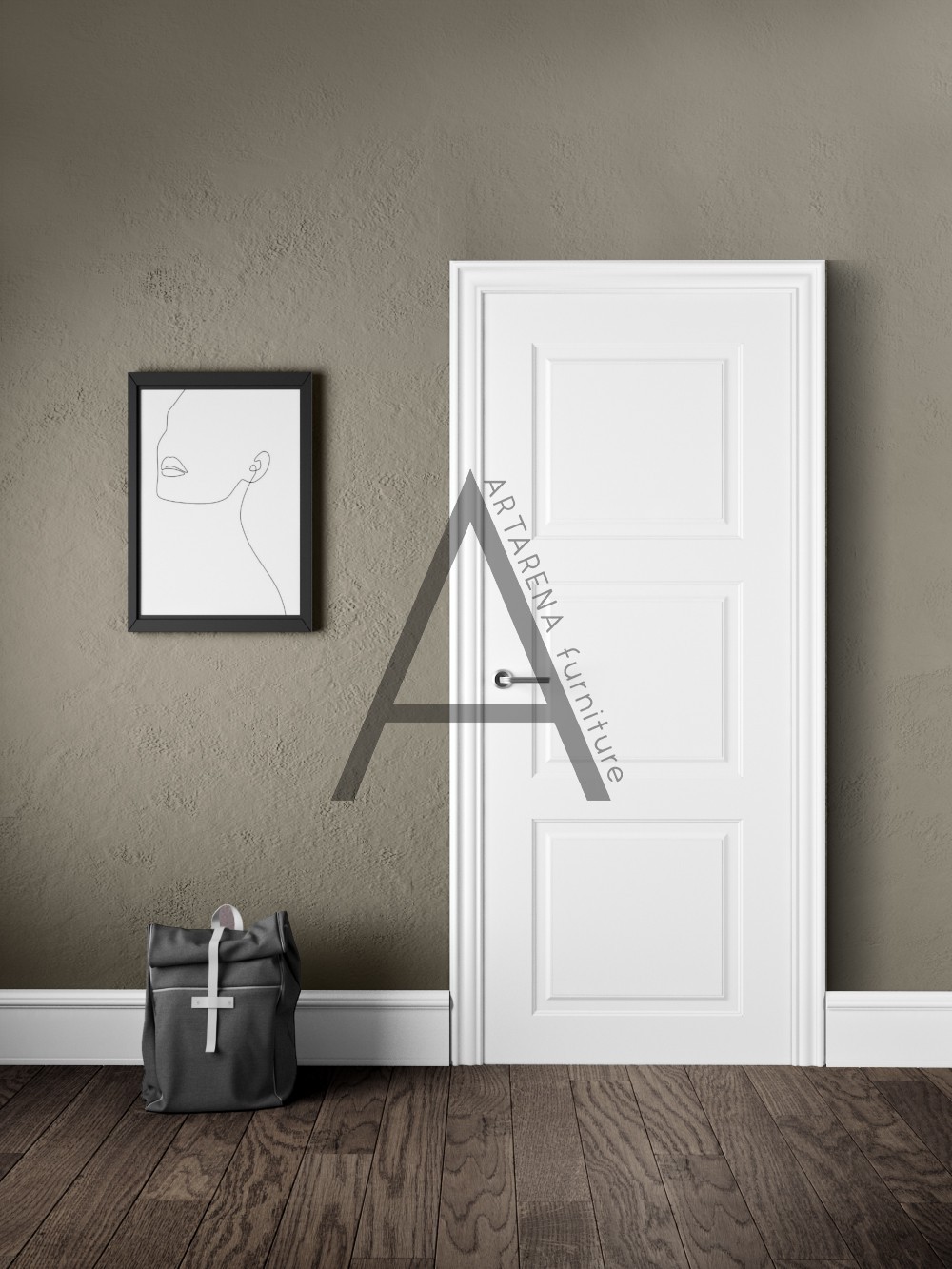 

Межкомнатные двери Artarena furniture Sofia Trioni 2000*800*45 Белый матовый