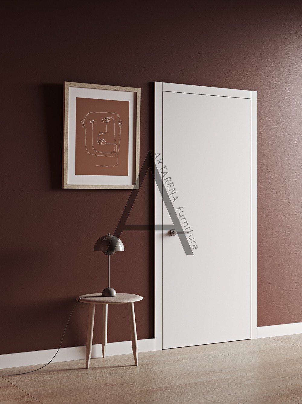

Межкомнатные двери Artarena furniture Pline Sota 2000*800*40 Белый матовый