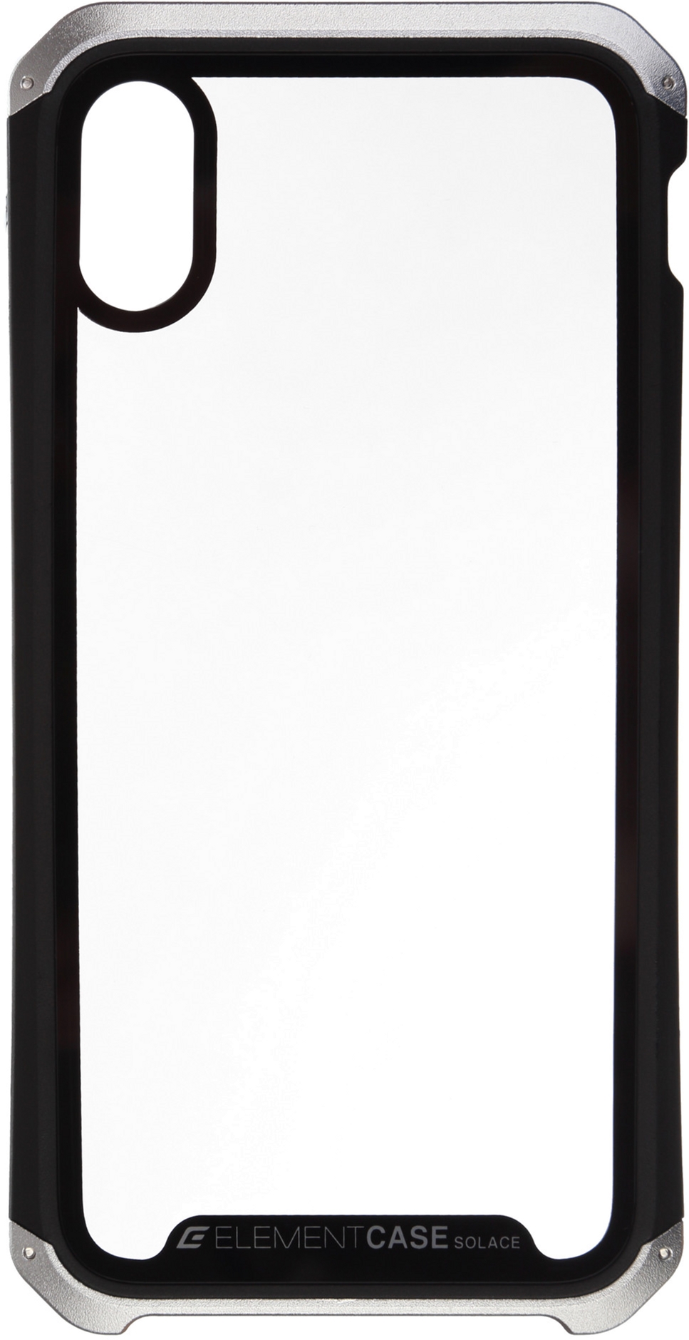 

Панель ArmorStandart Element Case для Apple iPhone Xs/X Transparent Black/Silver