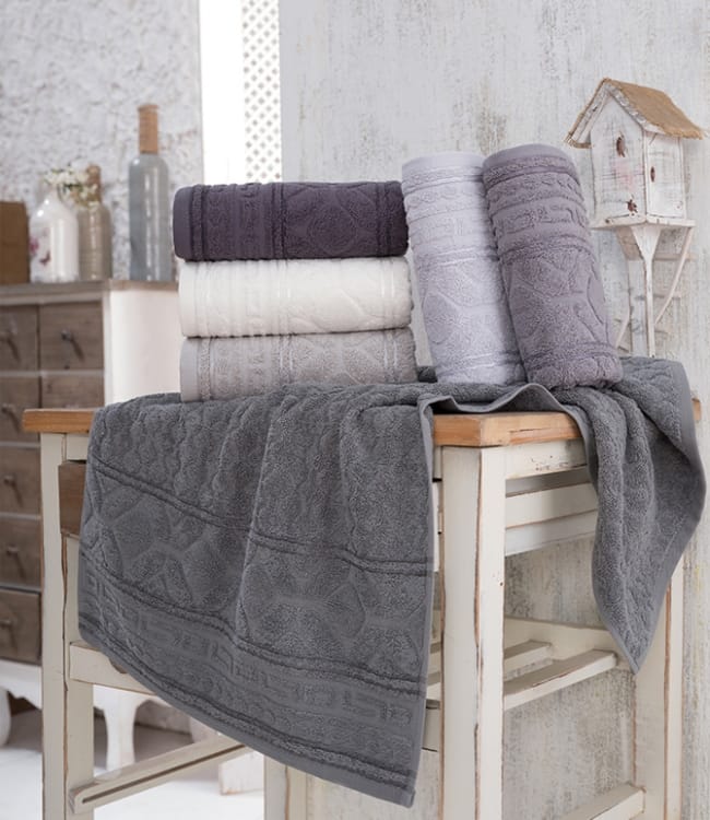 

Набор полотенец для лица Sikel Jacquard DeLight 50*90см махровые банные 6шт арт.8681049353535