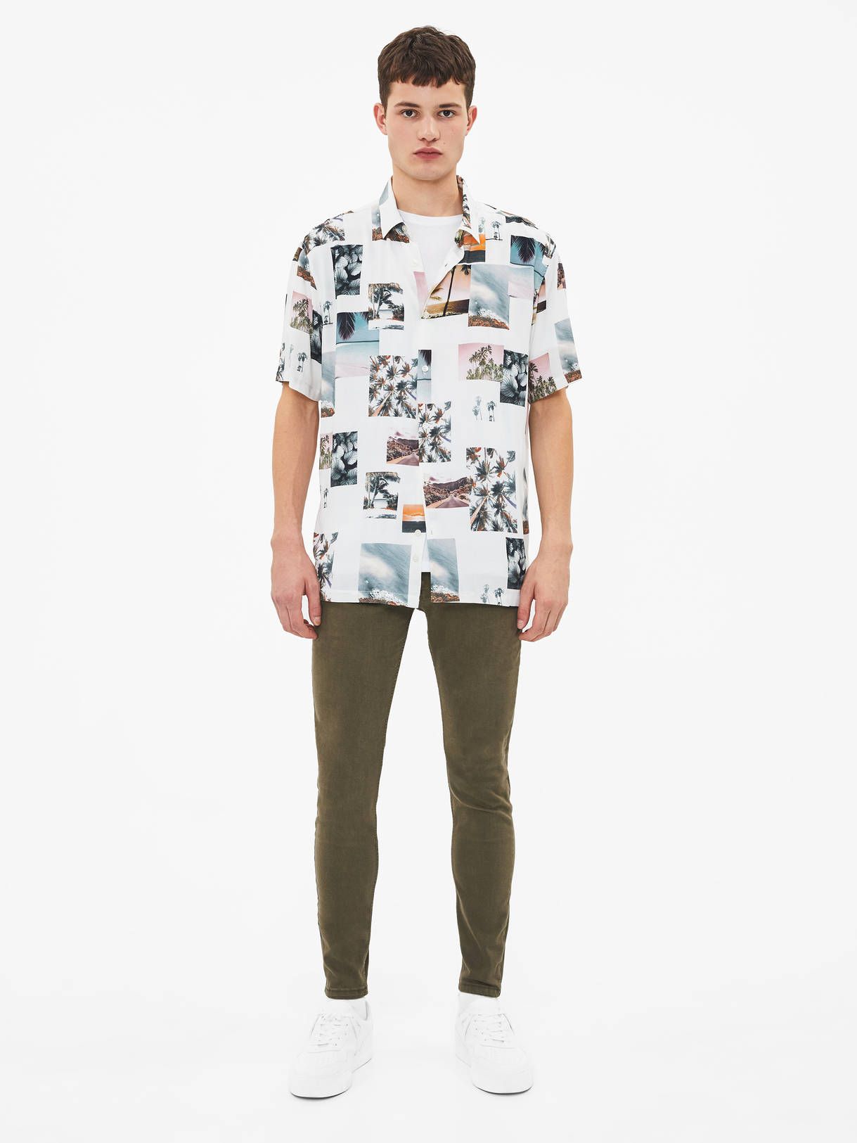 

Джинсы Bershka 5350-388-505 34 Хаки