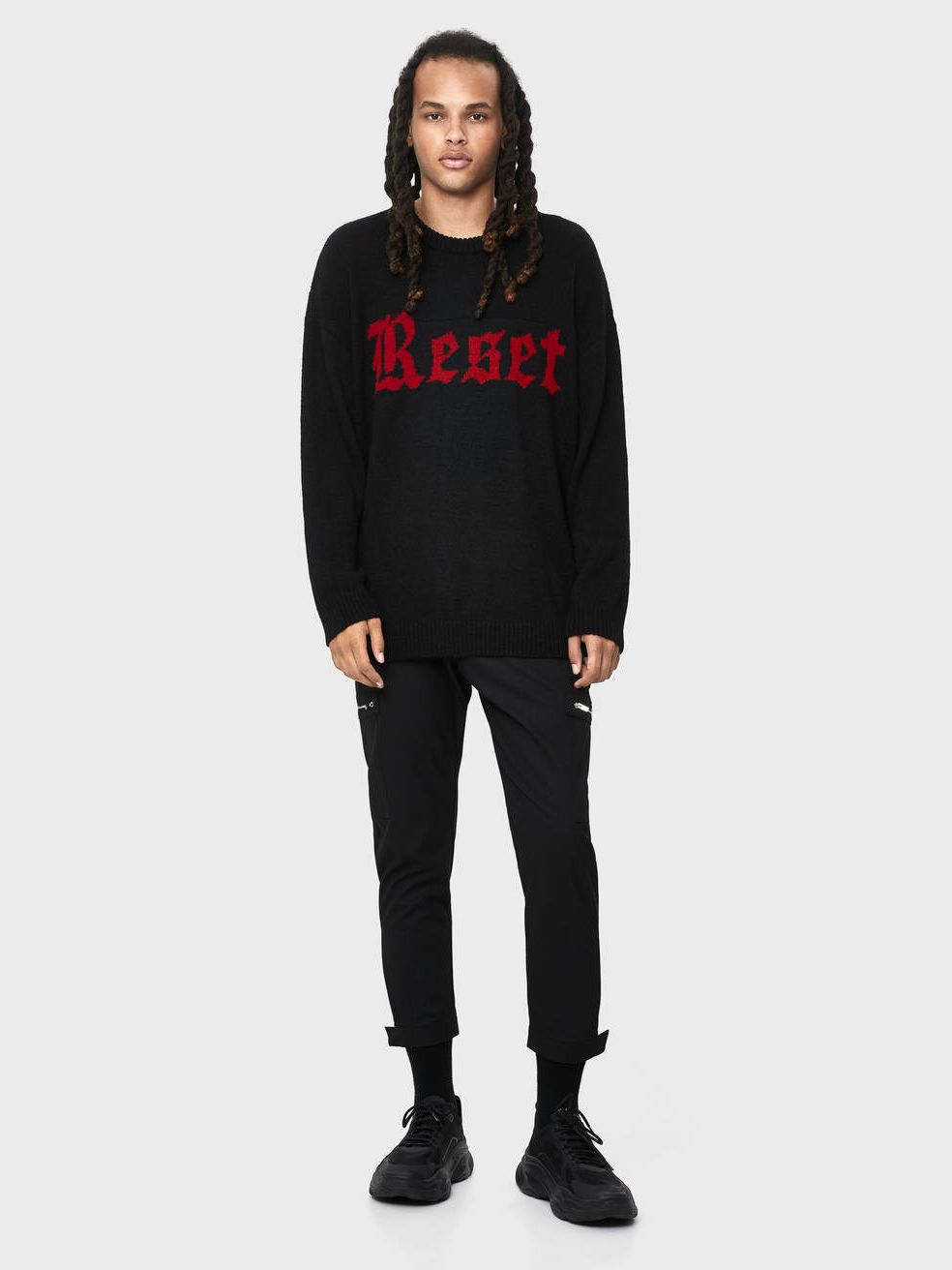 

Джемпер Bershka 7096-433-800 M Черный