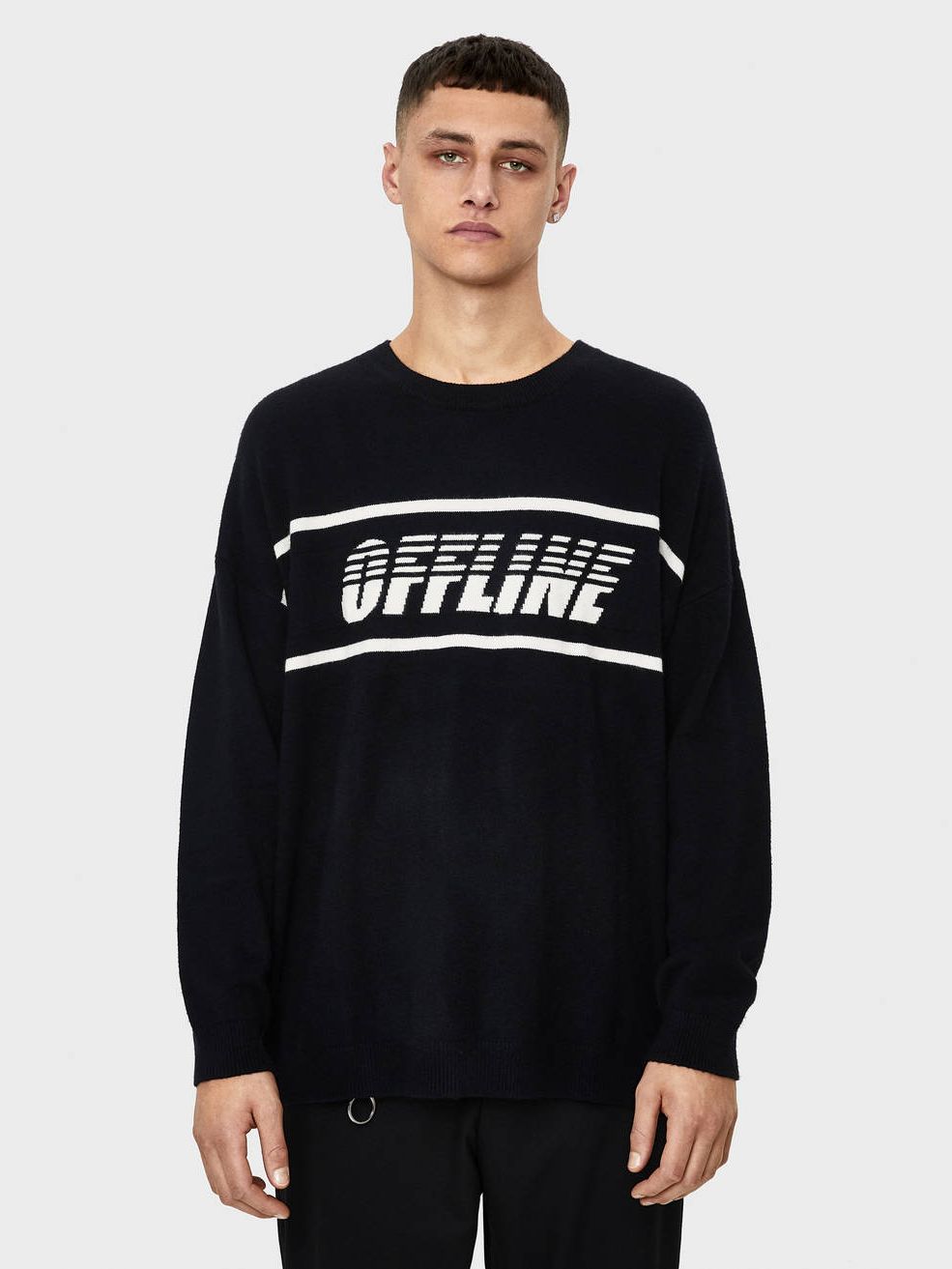 

Джемпер Bershka 7105-596-800 S Черный