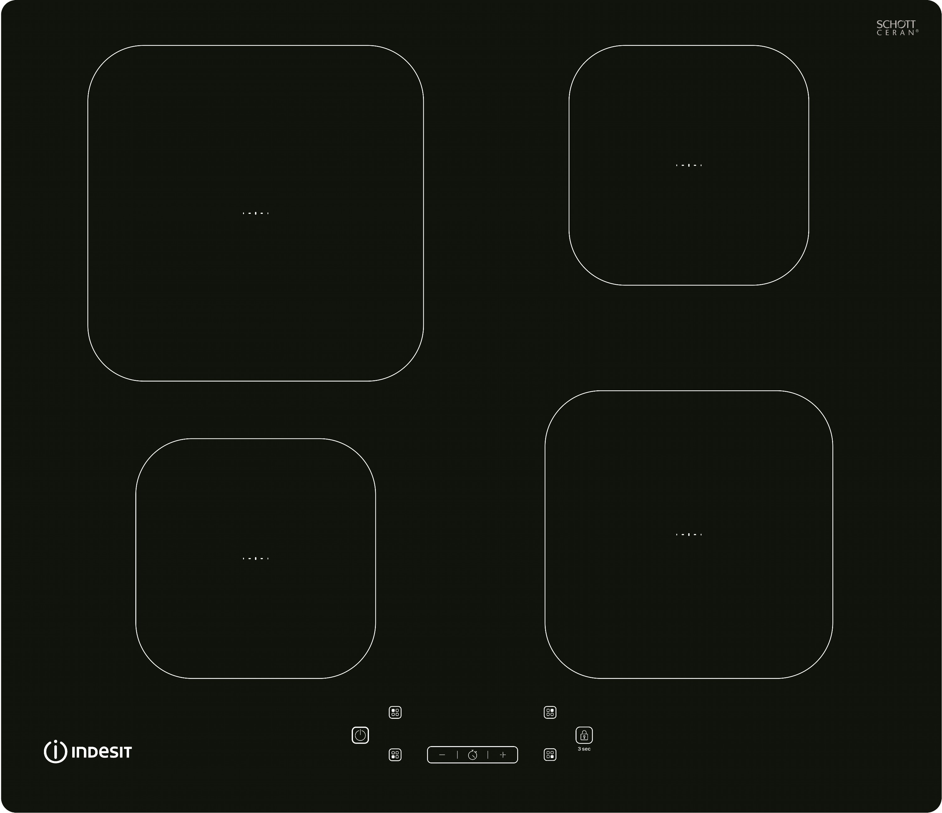 

Варочная поверхность электрическая INDESIT IS 83Q60 NE