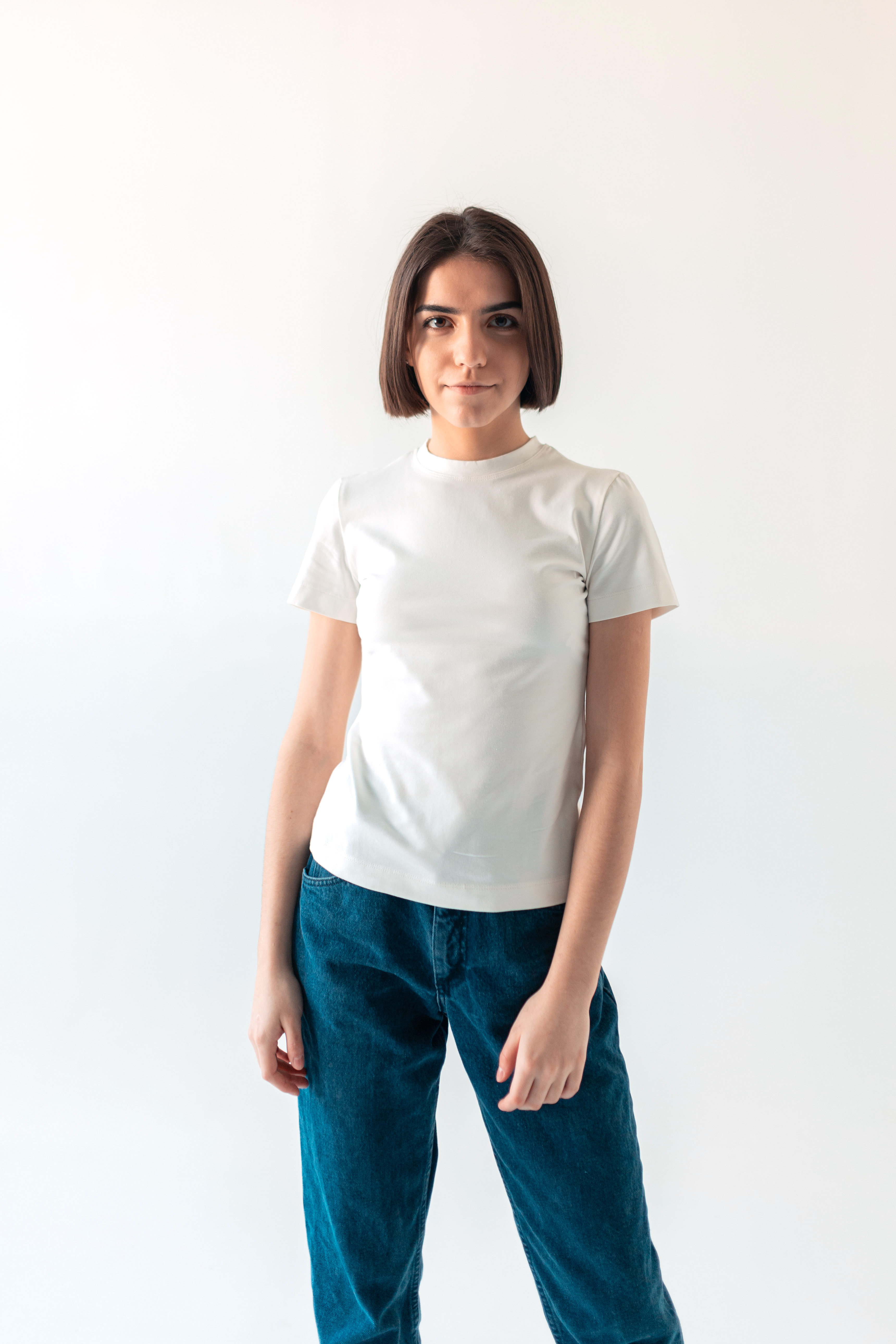 

Футболка Rozmova Slim XL Молочная