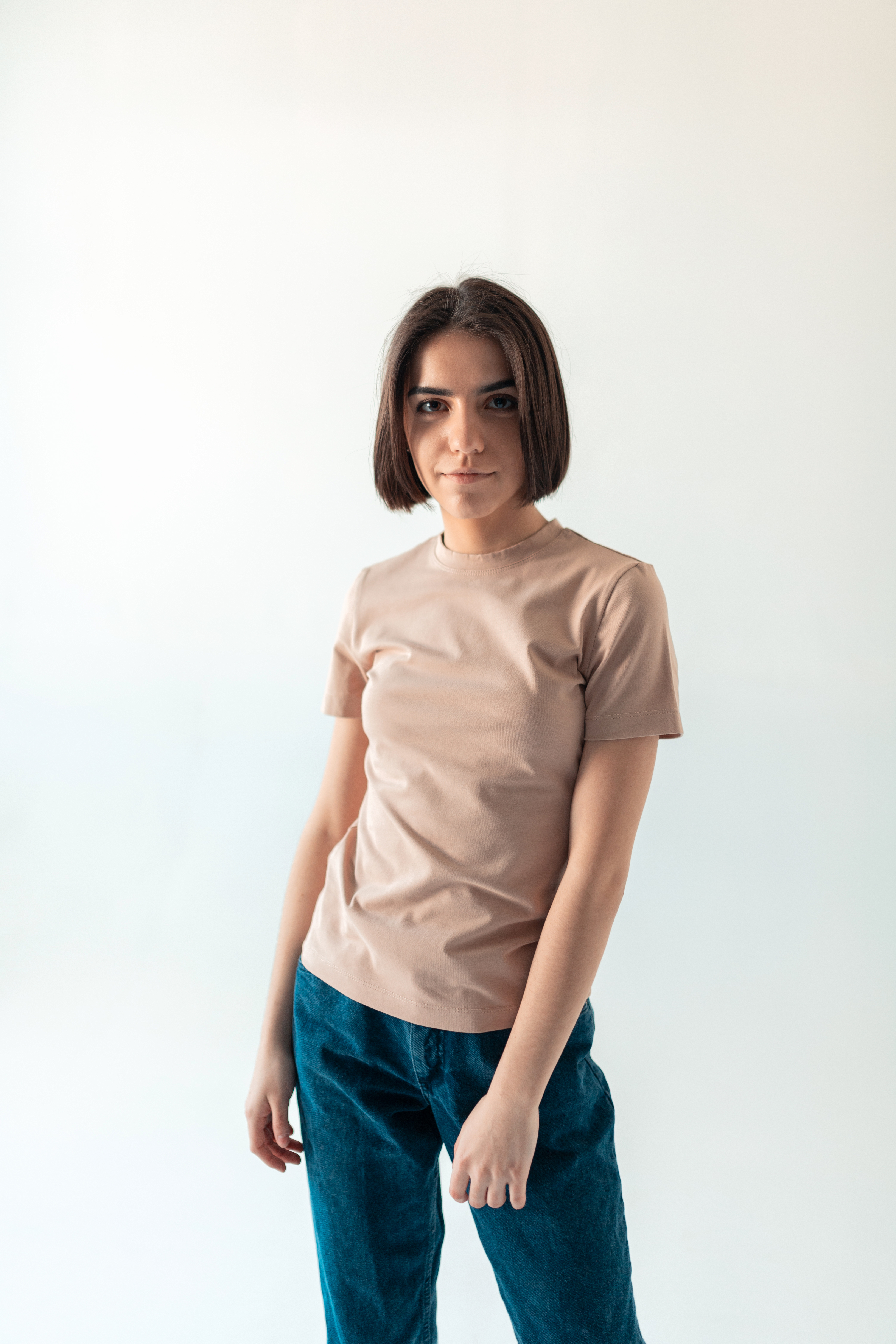 

Футболка Rozmova Slim XL Бежевая