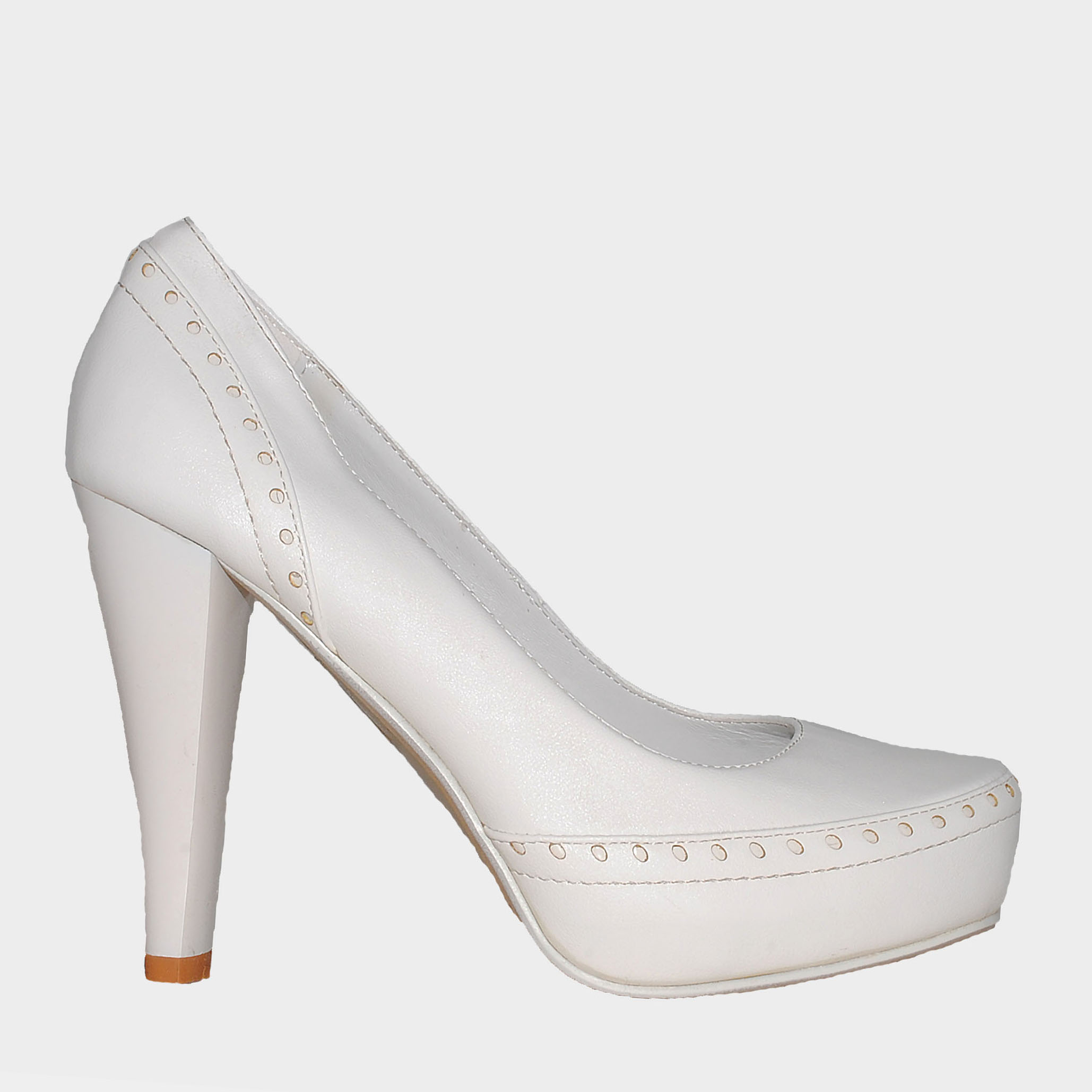Акція на Жіночі туфлі L&P RE375-D03 35 22.5 см Білі від Rozetka