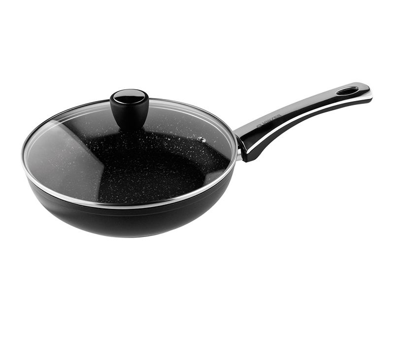 

Сковорода Vinzer Granite Induction с крышкой 24 см