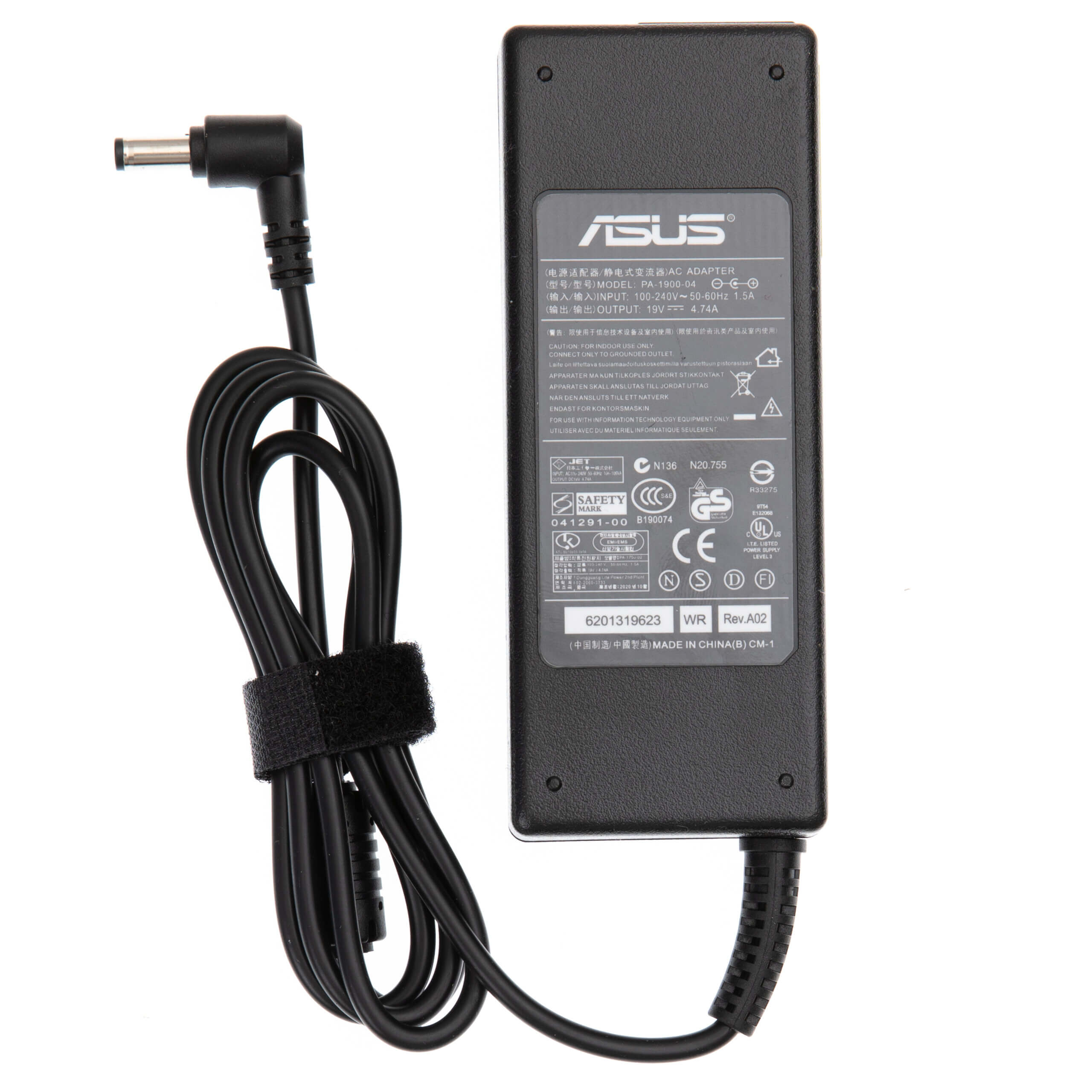 Зарядний пристрій для ноутбука Asus K70IJ 19V 4.74A 90W 5.5*2.5мм ...