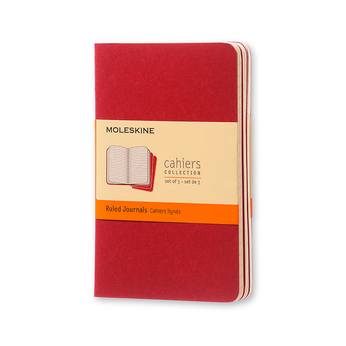 

Набор тетрадей Moleskine Cahier 3 шт. (06044)