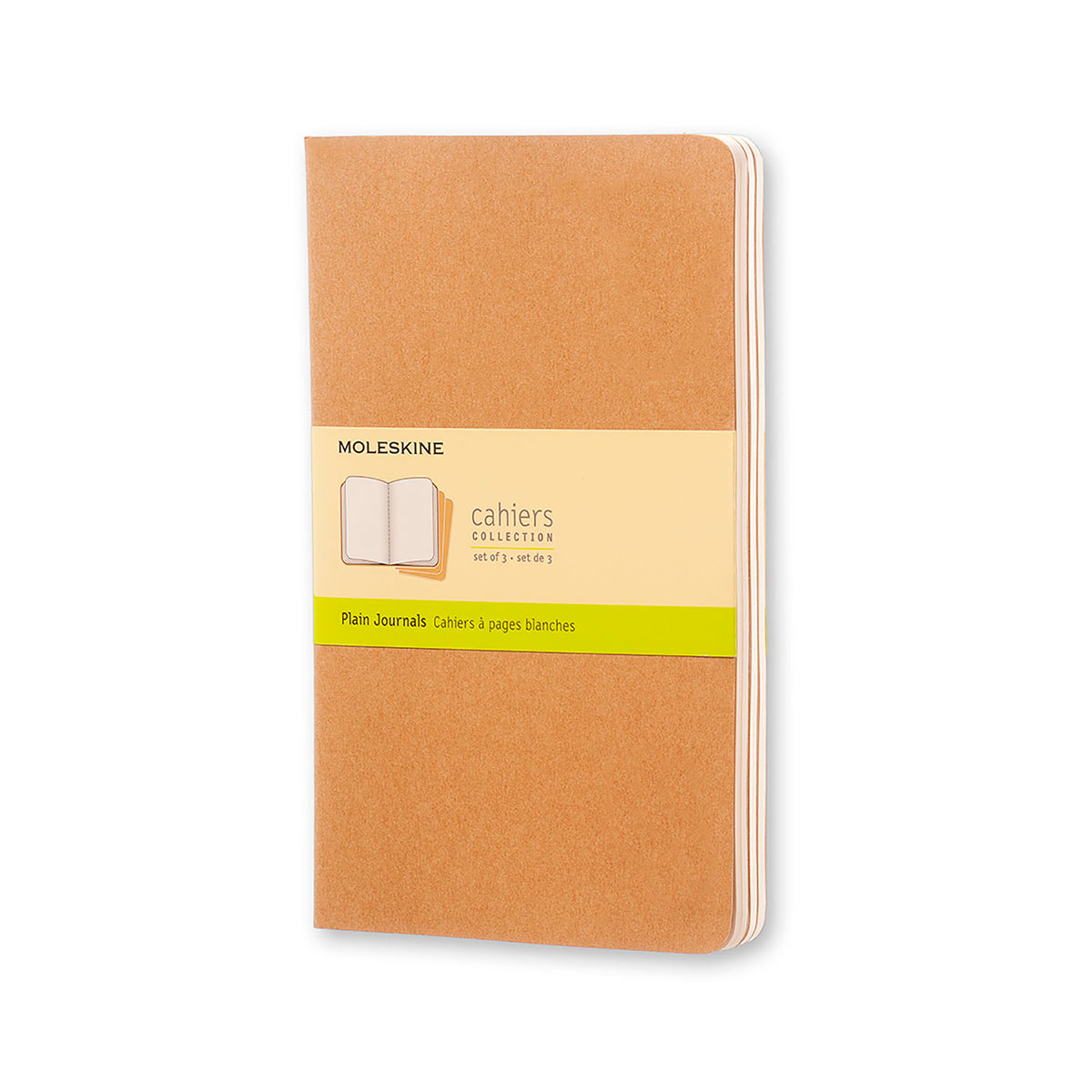 

Набор тетрадей Moleskine Cahier бежевые 3 шт. (06049)