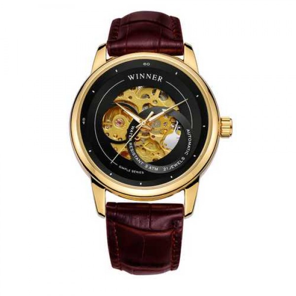 

Наручные часы Winner 339 Gold-Black-Beige