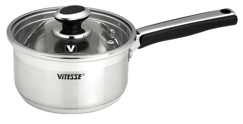 

Сотейник Vitesse из нержавеющей стали с крышкой 16 см, 1.6л (VS-1588)