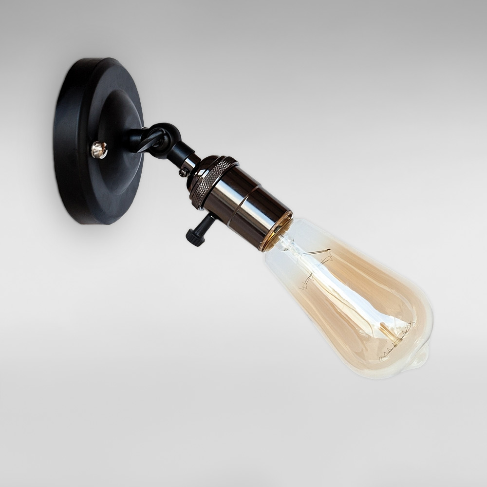 Настенный светильник Бра Light House LS-18715-1 pearl black черный ...