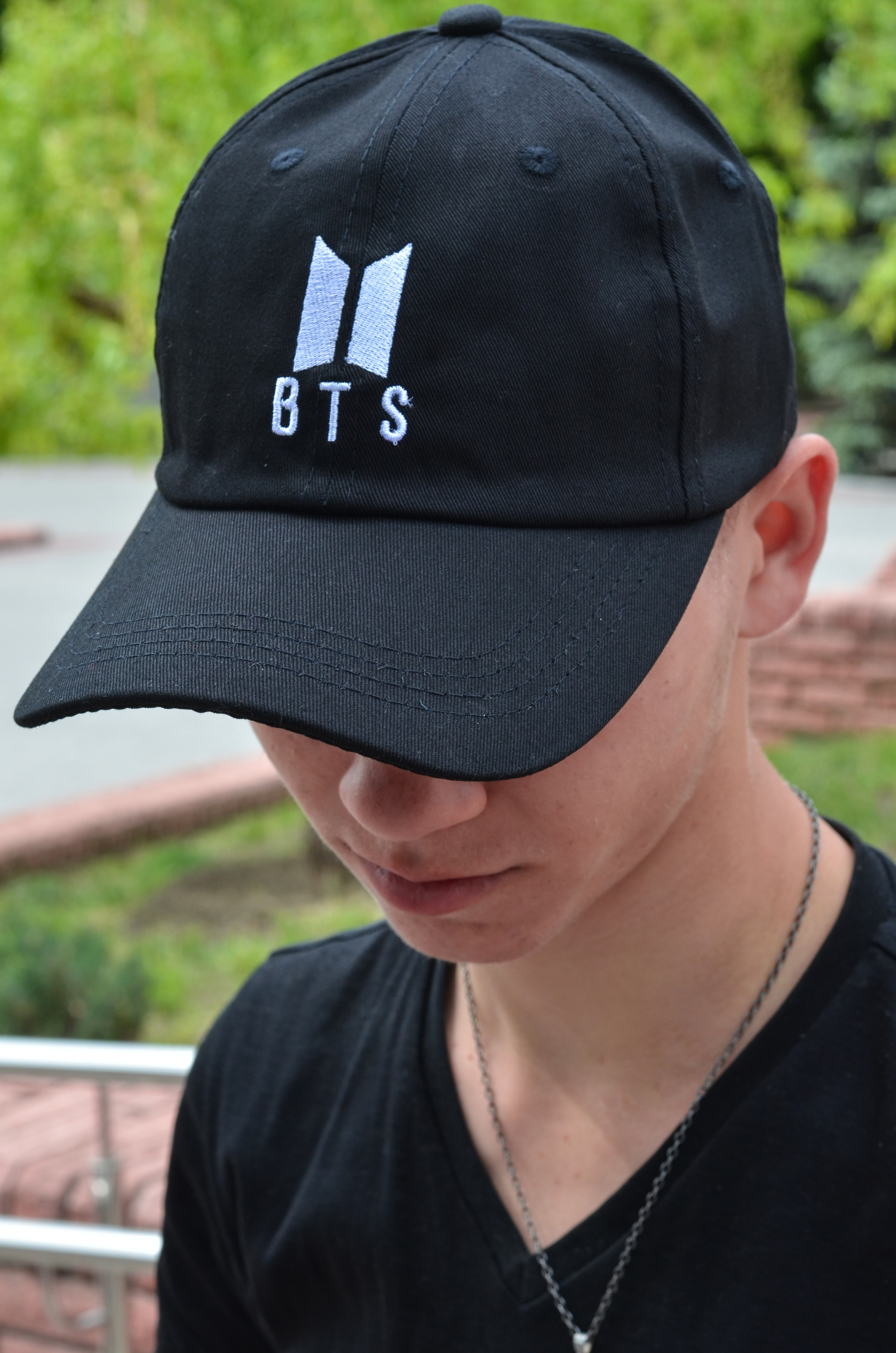 

Кепка Бейсболка Мужская Женская City-A K-Pop BTS Черная