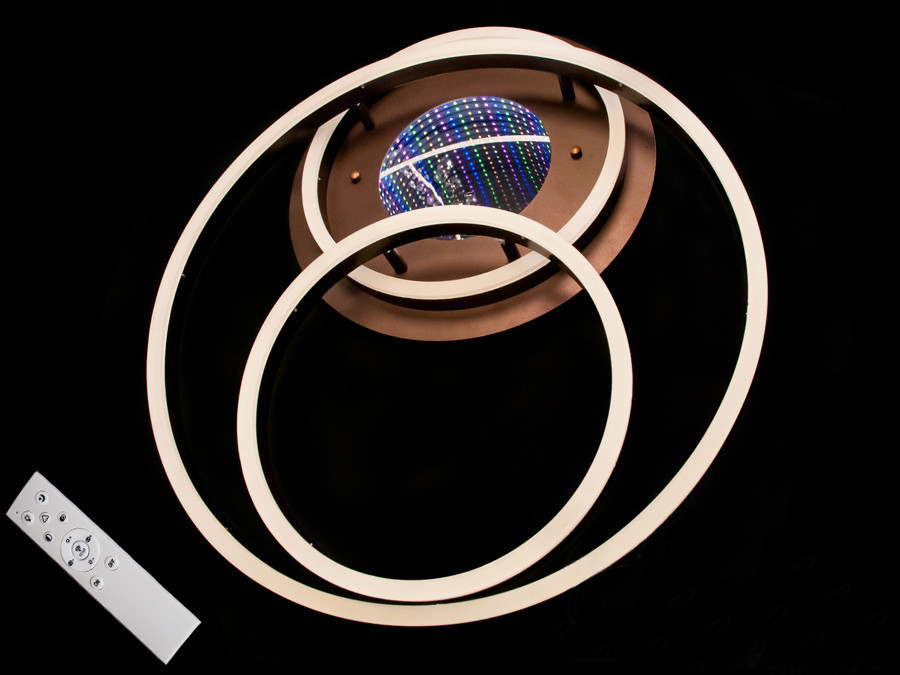

LED-люстра с 3d эффектом 55011/12CF Handmade (YE-55011/1+2CF)