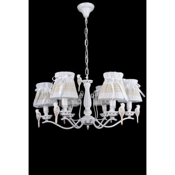 

Люстра L29370A/6 (WTGD) Handmade (YE-L29370A/6-WT+GD)