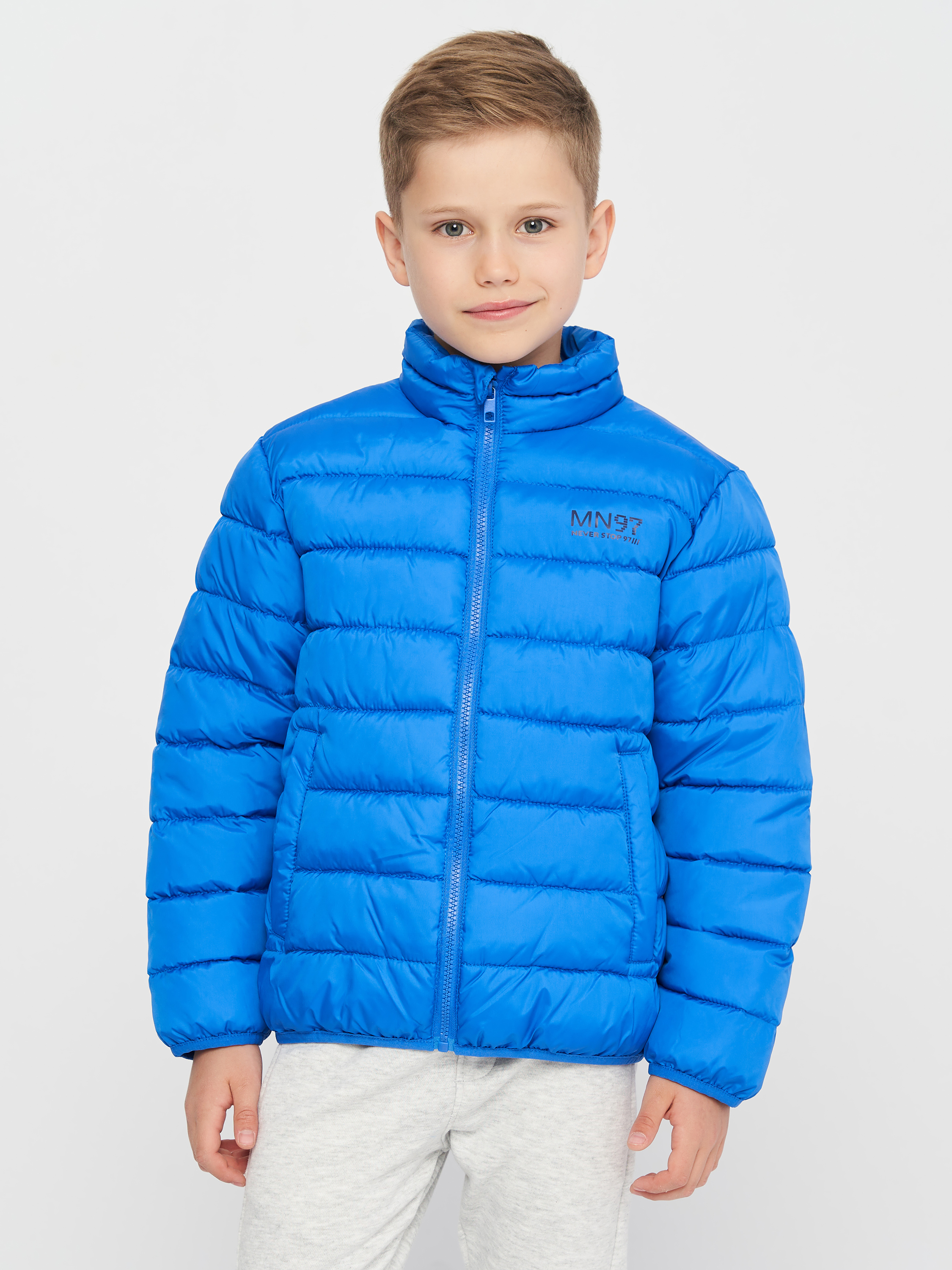 Акція на Підліткова демісезонна куртка для хлопчика Minoti 13coat 17 38551TEN 146-152 см Синя від Rozetka