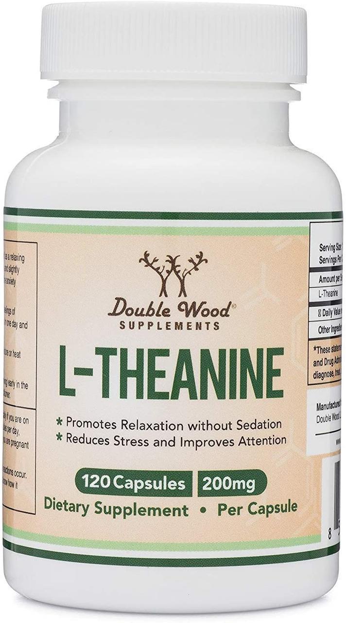 

Аминокислота Double Wood Suplements L-Theanine 120 капсул